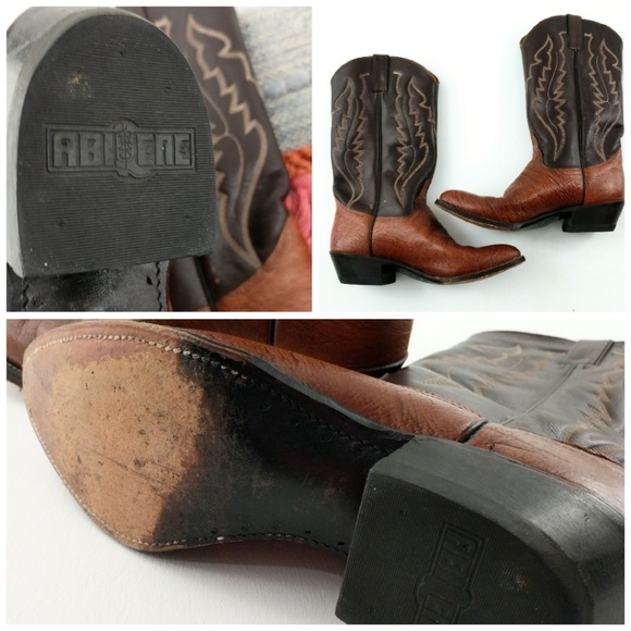 Abilene | John Wayne Cowgirl / Cowboy Boots 8.5(M) - Picture 6 of 8